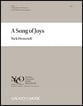 A Song of Joys SSAATTBB choral sheet music cover